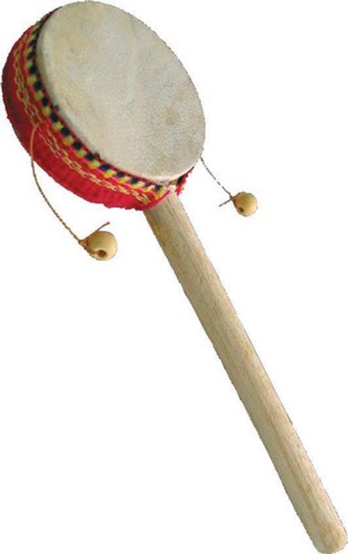 HAND / MONKEY TWIST DRUM 15cms HEIGHT, SHAKER DRUM