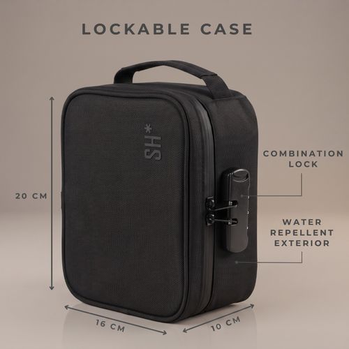 STASHIC Essential Kit - Smell Proof Lockable Case, Glass Jars, Trays & Tubes — image 3