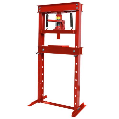 12 Ton Workshop Press Machine Hydraulic Bench & 23x Bearing Bush Driver Seal Kit — image 14
