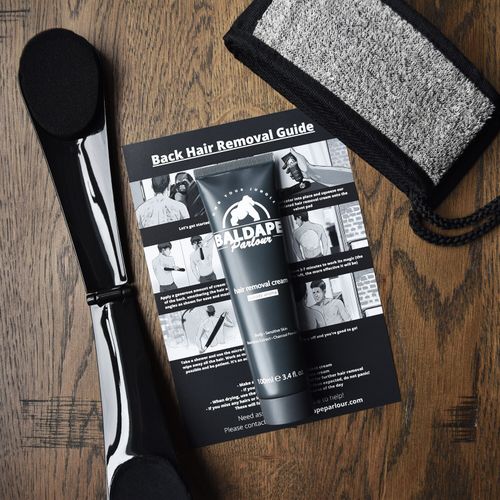 Men's Back Hair Removal Kit Depilatory Cream Self Groomer Tool Baldape Parlour — image 6