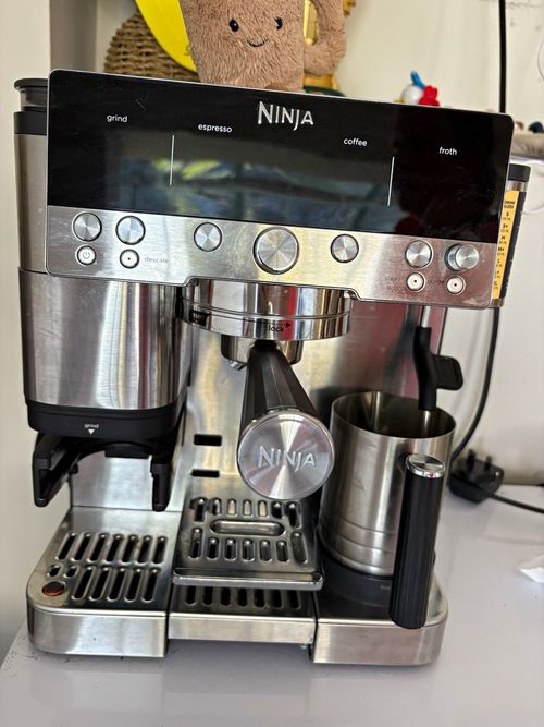 Ninja Luxe Café Premier Espresso & Coffee Machine Built-in Grinder Silver — image 1