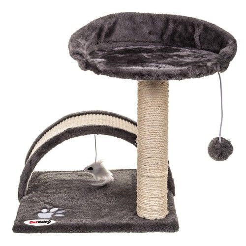 Cat Tree Scratcher Scratch Post Kitten Toy Scratching Activity Centre Sisal Bed 