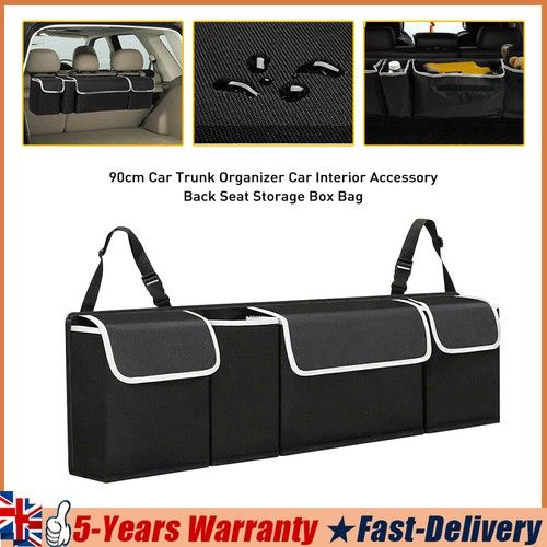 New Trunk Organizer Oxford Interior Accessories Back Seat Storage Bag 4 Pocket