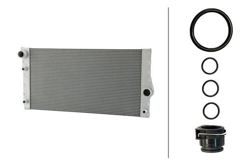Hella Engine Radiator fits BMW 5 Gran Turismo 2009-2017