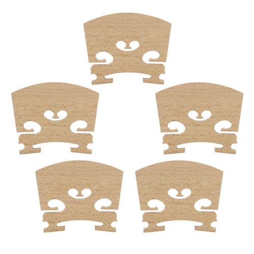 Violin Bridge 10PCS for 4/4 Full Size Violin Accessory Maple Wood Eexquisite — image 7