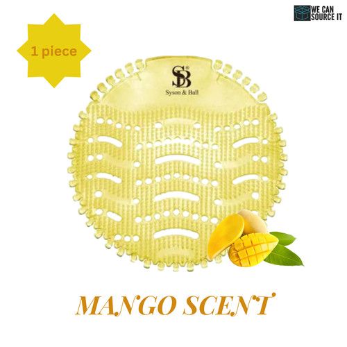 30 Day Mango Scent Gel Urinal Screen Mat Anti Splash Toilet Deodoriser Freshener