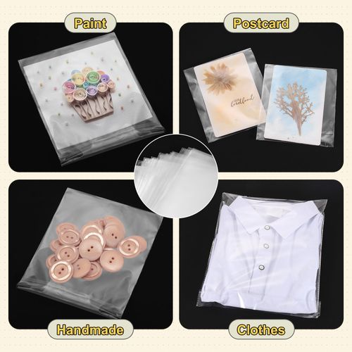 17.3"x 12.6" Acid-Free Picture Sleeve 60Pack Crystal Clear Sleeves Storage Bag — image 6