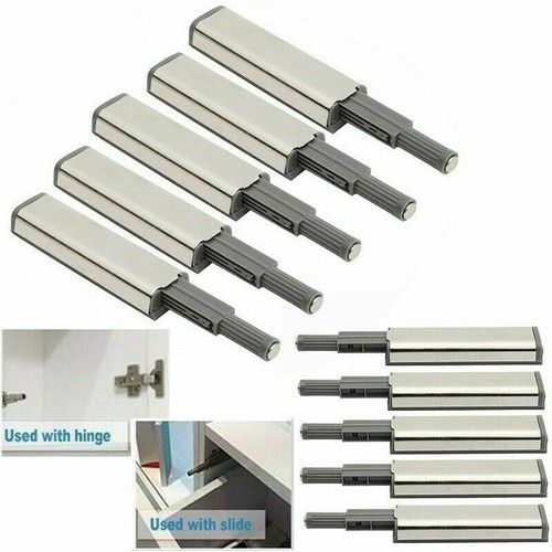 Heavy Duty Metal Push To Open Catch Cabinet Door Kitchen Wardrobe Hardware