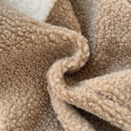 Winter Boys and Girls Color-block Thickened Lamb Velvet Suit Two-piece Outfit — image 14