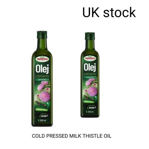 TARGROCH Cold pressed milk thistle oil OLEJ Z OSTROPESTU QUALITY 250ML/500ML