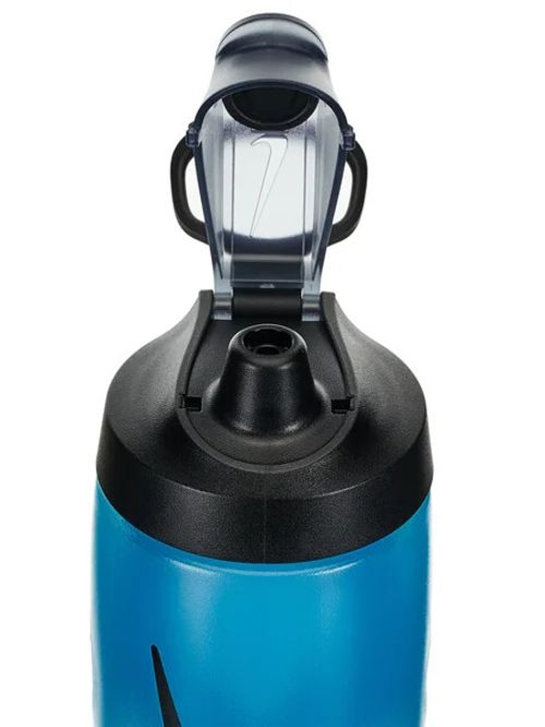 NIKE WATER BOTTLE GYM SPORTS FOOTBALL DRINKS GRIP SQUEEZE NO LEAK BPA REFUEL LID — image 3