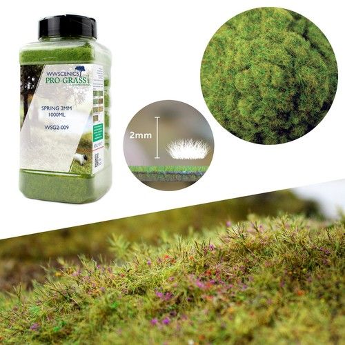 Static Grass 1000ml Canister – Model Railway Scenery Wargaming Terrain Diorama