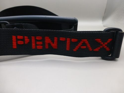 Pentax named strap for 35mm camera black and red — image 2