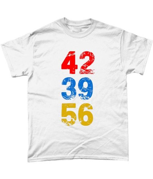AC/DC 42 39 56 T Shirt Whole Lotta Rosie Brian Johnson Angus Young Colour