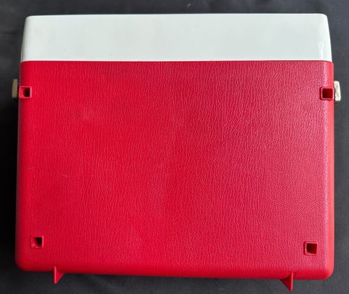 LESA Mody 2 Mangiadischi Portable Record Player Red Italian Design 1960s — image 9