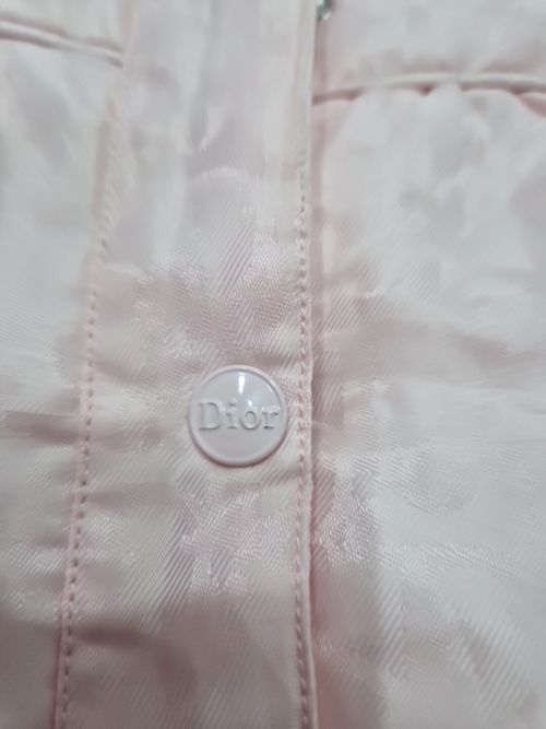 baby dior girl Pink Monogram Coat With Hood Brand New — image 5