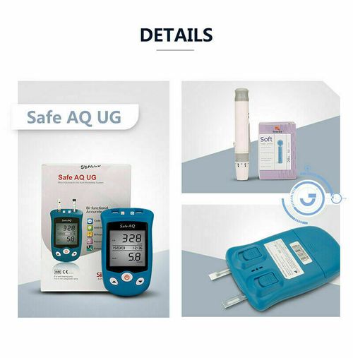 Sinocare Blood Glucose Uric Acid Meter Gout Test Strips Lancet — image 9
