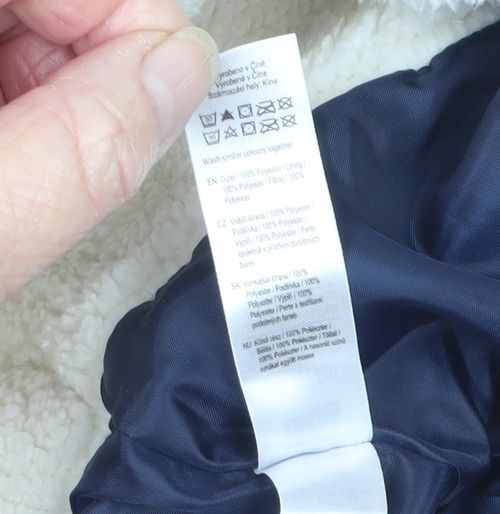 Fred & Flo Unisex Baby & Toddler Puffer Jacket Snowsuit Size 3-6 Months Blue — image 6