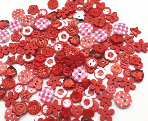 Buttons For Craft Cardmaking Embellishments Scrapbooking Crafting 100 Mixed