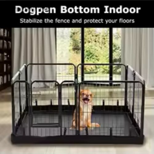 Dog Playpen Mat Indoor Cat Fence Pad Oxford Cloth Washable Puppy Dog Pee Pad Whe — image 1