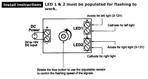 Flashing unit for leds flash rate adjustable for models trains dioramas — image 5