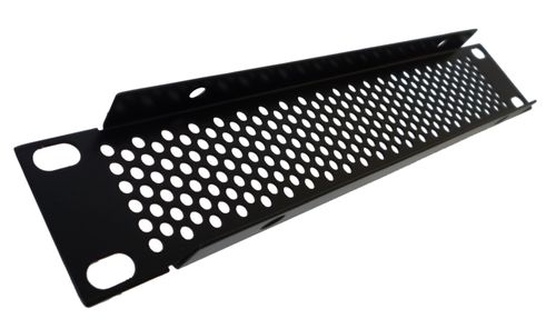 1U Half-Rack Perforated Vented Folded Panel 9.5 inch 241mm Width — image 2