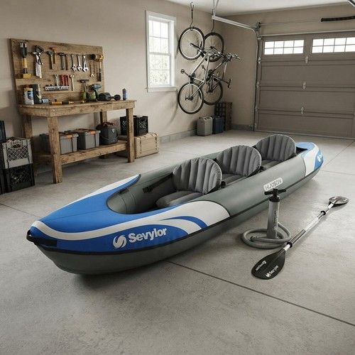 Family-Friendly Hudson Inflatable Kayak - Stable, Safe, & Easy to Transport