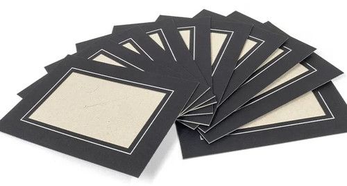 Kenro High Quality Black & Silver Cardboard Photo Strut Mounts - Many Sizes