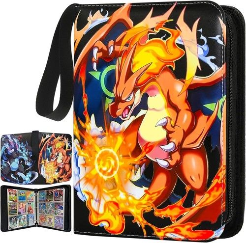 4/900 Trading Card Binder Album Folder for Pokemon MTG/Yugioh Cards Sleeves Case