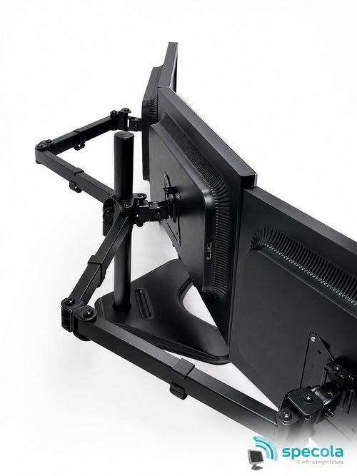 Triple Monitor Bundle 3x22" HP + New Dual Stand + HDMI-DVI / DP/ DVI / VGA — image 4