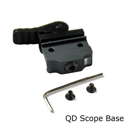 Tactical QD Scope Base Flashlight Mount For M300 M600 20mm Picatinny Rail Base