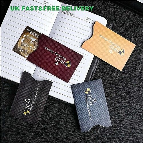Wallet protector Card security AntiFraud MiRFID  Credit Cardholder Sleeve Case