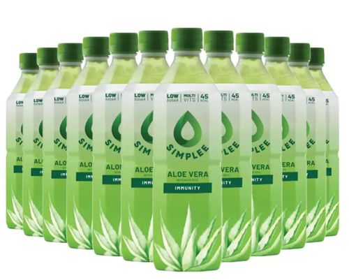Simplee Aloe® Aloe Vera Drink with Pulp 12 x 500ml (Original) — image 1