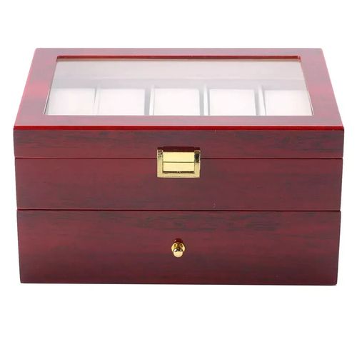 Watch Display Storage Box Jewelry Collection Case Organizer Holder Wooden Gifts — image 4