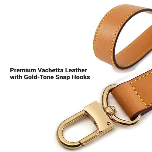 For Louis Vuitton Vachetta Leather Strap Replacement Strap LV Keepall Adjustable — image 2