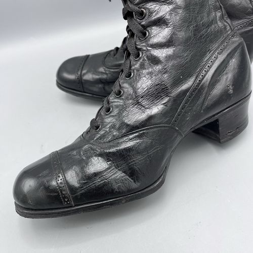 Antique Boots Amies Ltd Ladies Lace Up Black Victorian Edwardian DISPLAY ONLY — image 9