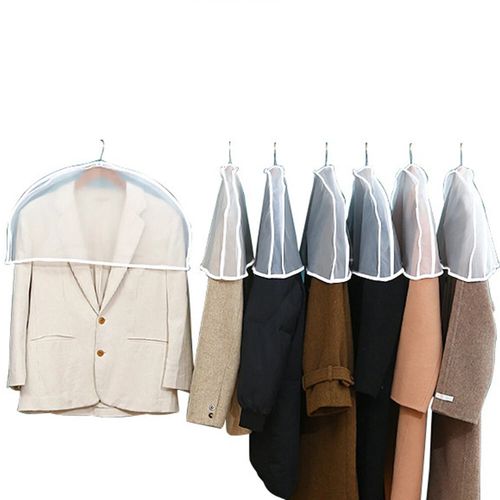 10PCS Dustproof Clothes Hanging Dust-Cover Garment Protector Shoulder Dustpr — image 2
