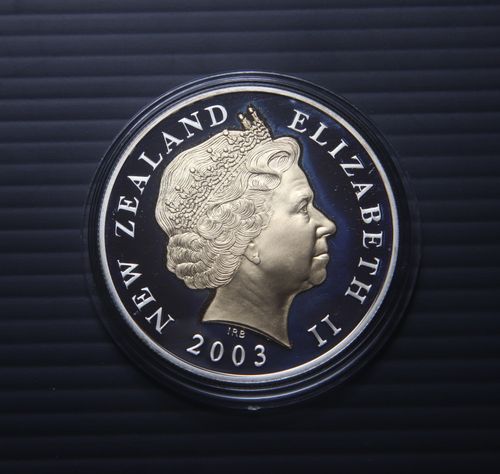 New Zealand 5 Dollars 2003 Silver Proof — image 2