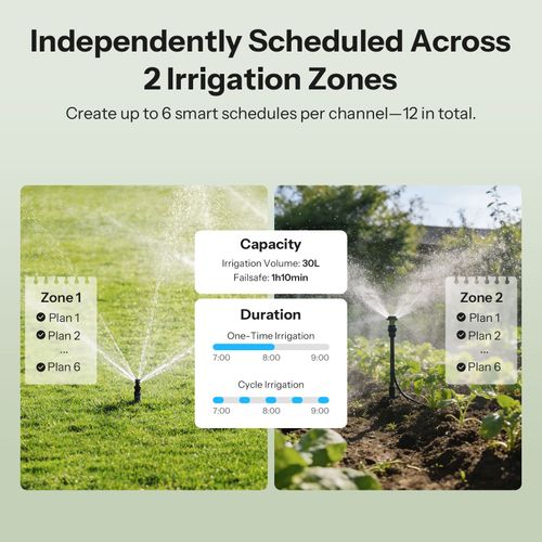 SONOFF Zigbee Irrigation Timer, Dual Channel Sprinkler Timer, Watering System UK — image 8