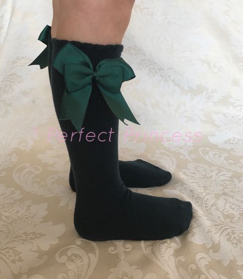Spanish Socks - Knee High Double Bow. Baby/Girls/School Uniform PERFECT PRINCESS — image 16