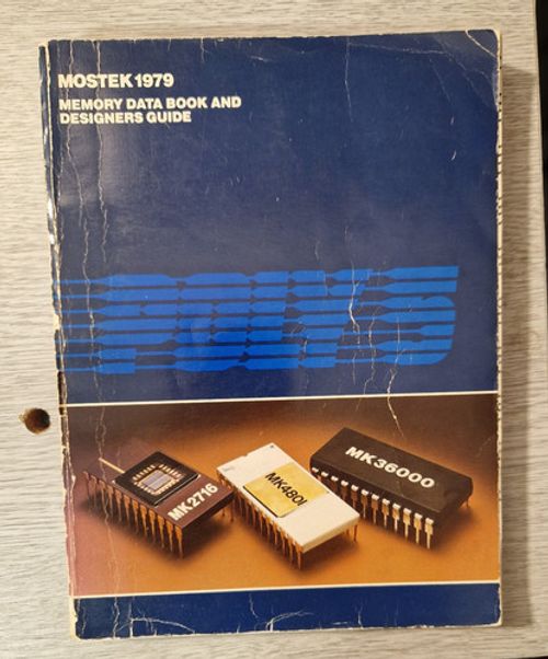 Mostek 1979 Memory Data Book and Designers Guide - Computing Catalog Manual