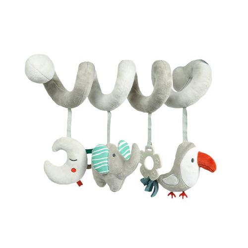 Newborn Grey Activity Spiral Stroller Car Seat Hanging Rattles Teether Toy 0-12m — image 1