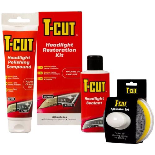 T-Cut Headlight Restoration Kit Polishing Restorer Headlamp Application PAD — image 1