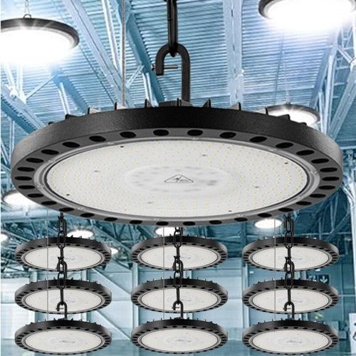 10 Pack 100W UFO Led High Bay Light Factory Warehouse Commercial Led Shop Lights