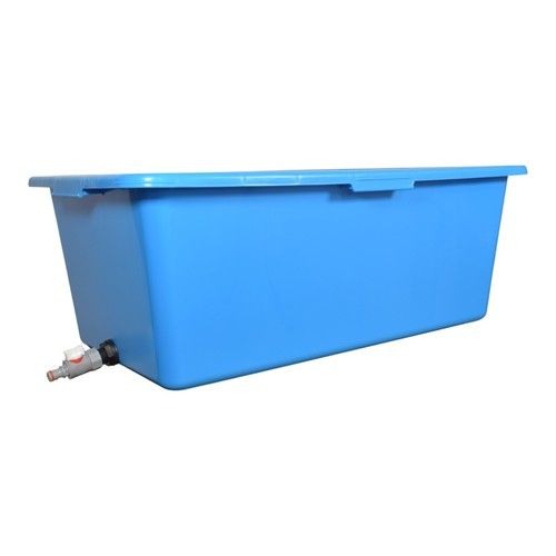 90L Dog Grooming Bath Tub + Drain Valve & Stand,Blue Heavy Duty Pet Wash Station