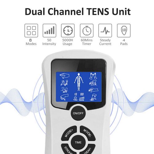 TENS Unit Massager Machine Muscle Pulse Stimulator Back Pain Relief TENS Therapy — image 7