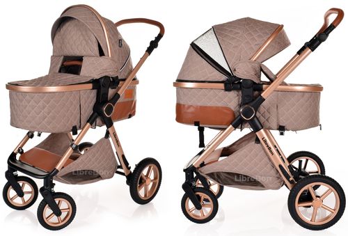 3 in 1 Pram Newborn Baby Buggy Set Travel System with Car Seat Folding Pushchair — image 3
