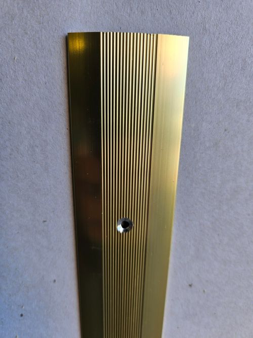 Carpet Door Bar Trims - Metal Threshold Bars - silver or gold - 90cm & 117cm — image 2