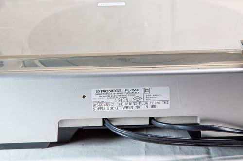 Pioneer PL-740 Vinyl Record Player Quartz Direct Drive Full Auto Turntable — image 5