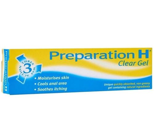 Preparation H CLEAR GEL - 25g Moisturising Soothes Itching Piles Haemorrhoids — image 2